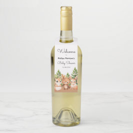 Woodland Baby Jongen Douche Flessenhanger