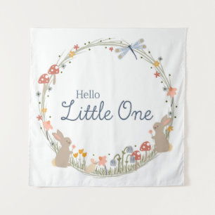 Woodland Baby kinderkamer kunst aan de muur Wandkleed