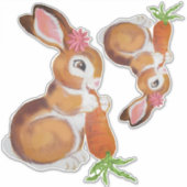  Woodland Baby Konijnenkwekerij Decor Sticker (Voorkant)