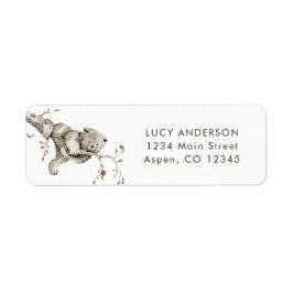 Woodland Baby Return Address Label