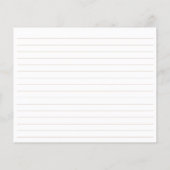 Woodland Baby shower Advies Kaart | grillige mushr (Achterkant)