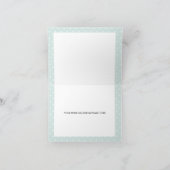 Woodland Baby shower Baby Boy Dank je wel Card (Binnen)