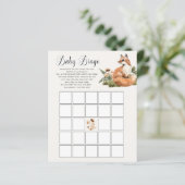 Woodland Baby shower Bingo Game (Staand voorkant)