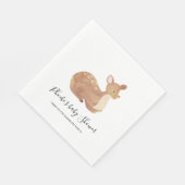 Woodland Baby shower Chic Deer Custom Servet (Hoek)