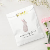 Woodland Baby shower Chic Rabbit Custom Bedankzakje (Gezegeld)