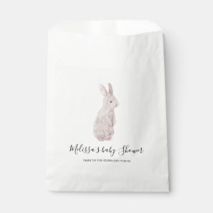 Woodland Baby shower Chic Rabbit Custom Bedankzakje