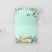 Woodland Baby shower Dank u Kaarten (Binnen)