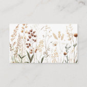 Woodland Baby shower Display Shower Informatiekaartje (Achterkant)