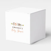 Woodland Baby shower Favor Box Bedankdoosjes (Voorkant Zijde)