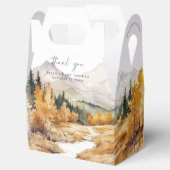 Woodland Baby shower Favor Box Rustiek Bos Boy Bedankdoosjes (Geopend)