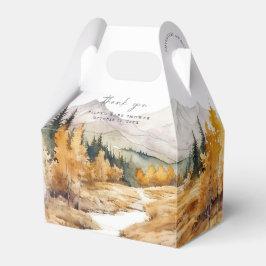 Woodland Baby shower Favor Box Rustiek Bos Boy Bedankdoosjes