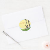Woodland Baby shower Favor Sticker (Envelop)