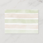 Woodland Baby shower Forest Boeken voor Baby Informatiekaartje (Achterkant)