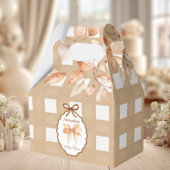 Woodland Baby shower Gingham Bedankdoosjes