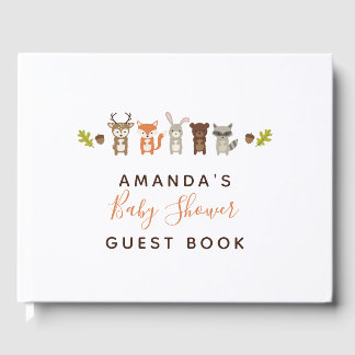 Woodland Baby shower Guest Book Gastenboek