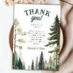 Woodland Baby shower Hartelijk dank Bedankkaart<br><div class="desc">Woodland Baby shower Hartelijk dank</div>