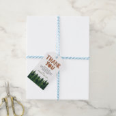 Woodland Baby shower Hartelijk dank Cadeaulabel (Met Touw)