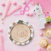 Woodland Baby shower Het is een jongen! Wild One V Papieren Bordje (Feest)