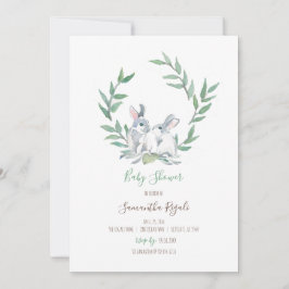 Woodland Baby shower Invitation Gender Neutral Kaart
