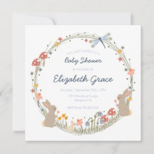 Woodland Baby shower Invitation