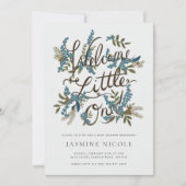 Woodland Baby shower Invitation Kaart (Voorkant)