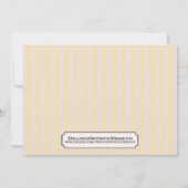 Woodland Baby shower Invitation | Meisje Kaart (Achterkant)