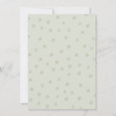 Woodland Baby shower Invitation Whimsical Shower Kaart (Achterkant)