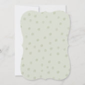 Woodland Baby shower Invitation Whimsical Shower Kaart (Achterkant)