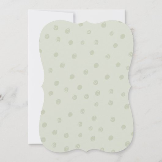 Woodland Baby shower Invitation Whimsical Shower Kaart (Achterkant)