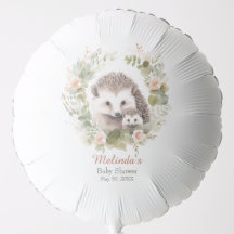 Woodland Baby shower met Schattigee egel