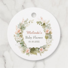 Woodland Baby shower met Schattigee egel Bedankjes Labels