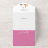 Woodland Baby shower nodigt uit All In One Uitnodiging (Buitenkant)