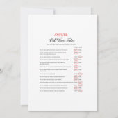 Woodland Baby shower Old Wives Tale Kaart (Achterkant)