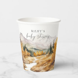 Woodland Baby shower Paper Cup Rustieke Bos Boy Papieren Bekers
