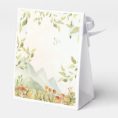 Woodland Baby shower Rustic Mushrooms Greenery Boy Bedankdoosjes (Achterkant)