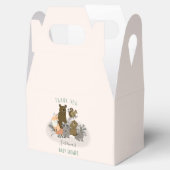 Woodland Baby shower Schattigee bosdieren dank u Bedankdoosjes (Geopend)
