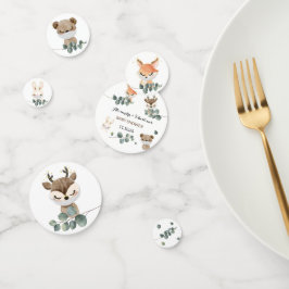Woodland Baby shower Sociale Afstand Confetti