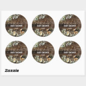 Woodland Baby shower Sticker (Vel)