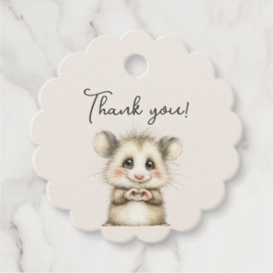 Woodland Baby Shower Thank You Bedankjes Labels