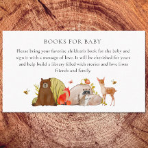 Woodland Baby shower Waterverf Boek voor Baby