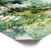 Woodland Baby Shower Welcome Sign • Neutral Forest Perfect Poster (Hoek)