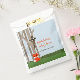Woodland Baby's Baby shower Bedankzakje