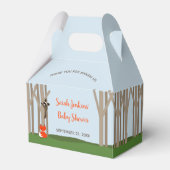 Woodland Baby's Baby shower Favor Box Bedankdoosjes (Voorkant Zijde)