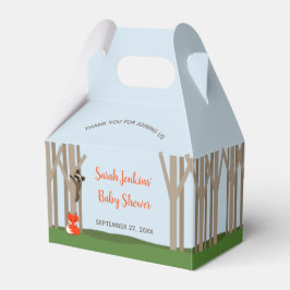 Woodland Baby's Baby shower Favor Box Bedankdoosjes