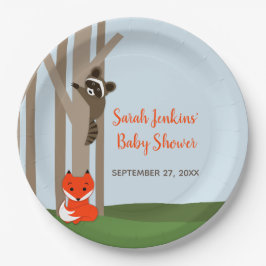 Woodland Baby's Baby shower Papieren Bordje