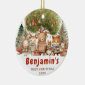 Woodland Baby's eerste kerstcadeau voor Ornament (Rechts)
