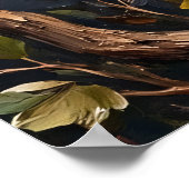 Woodland Bandit: Wasbeer in de takken Poster (Hoek)