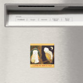 Woodland Barn Uil Familie Magneet (Insitu (Vaatwasser))