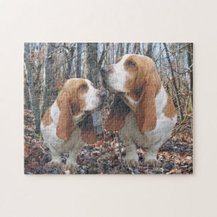 Woodland Basset Hounds Legpuzzel