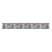 Woodland Beagle Ribbon 3 inch Grosgrain Lint (Voorkant)